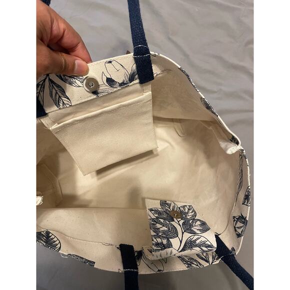 Eccolo - Carry-All tote bag / Floral print / NWT - Picture 3 of 7